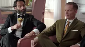 Black Tuxedo worn by Derek (Jason Mantzoukas) as seen in The Good Place S03E11
