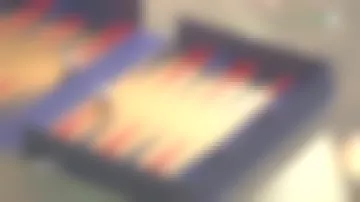 The game of backgammon presented by Stephane Thebaut in The maison France 5 the 18.01.2019