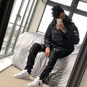 Nike Tech Pack Vest worn by Scarlxrd on his Instagram account