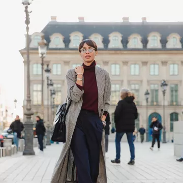 The long coat of Sonia Rolland on the account instagram @soniarolland