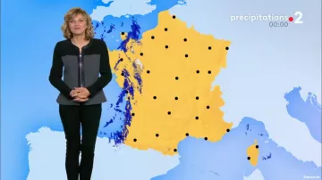 The black Jacket compact yoke faux leather-Valérie Maurice in Weather 2 of the 19/01/2019