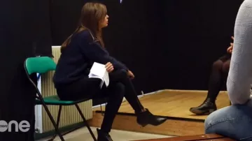 The black boots of Ophélie Meunier in the Forbidden Zone of the 20/01/2019