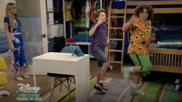 Ted Baker London Harmony Print Wide Leg Culotte Pants worn by Amelia Duckworth (DeVore Ledridge) in Bizaardvark (S03E09)