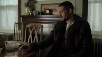 Le blouson à doublure mouton de Billy Russo (Ben Barnes) dans Marvel's The Punisher S02E04