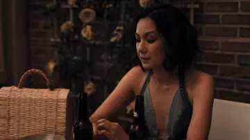 Jean Atelier Farrah Denim Bikini Bralette worn by Marianne (Jae Suh Park) in Friends from College S02E07