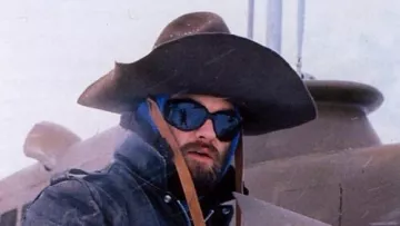 The oversized hat worn by MacReady (Kurt Russell) in the movie The Thing