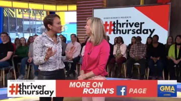 Equipment snake print shirt worn by Robin Roberts on Good Morning America