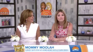 Ted Baker London Geodese Faux Wrap Pencil Dress worn by Hoda Kotb on Today