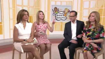 Prabal Gurung Rose Floral Robe Fourreau porté par Jenna Bush Hager aujourd'Hui