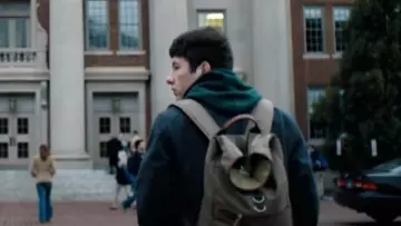 Backpack worn by Spencer (Barry Keoghan) as seen in American Animals