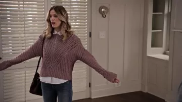 Rag & Bone Roman Pullover worn by Mallory Hanson (Brooklyn Decker) in Grace and Frankie S05E02