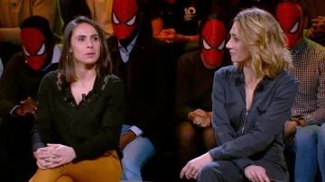 The combination trousers of Laurie Delhostal in J+1 of the 20/01/2019