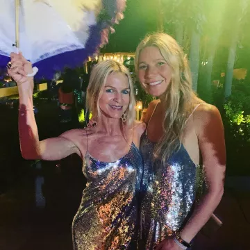 Goop Sandra Réservoir porté par Gwyneth Paltrow sur son Instagram account @gwynethpaltrow