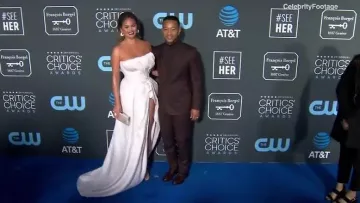 Christian Louboutin Thomas III leather oxford shoes worn by John Legend for 2019 Critics' Choice Awards