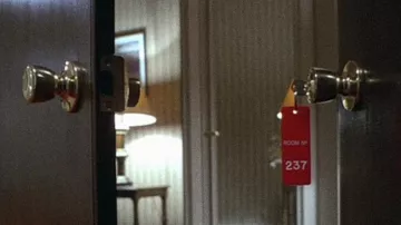 The Door Key To Room 237 Of The Hotel Overlook In The