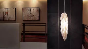 La iluminación en la sala de estar de Christian Grey (Jamie Dornan) en Fifty Shades Darker