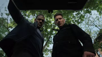 The black jacket Dickies worn by Frank Castle (Jon Bernthal) in Marvel's The Punisher S02E07