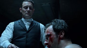 The vest man-grey worn by John Pilgrim (Josh Stewart) in Marvel's The Punisher S02E01