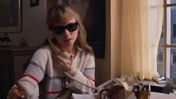 Ray-Ban Wayfarer Sunglasses worn by Lana (Rebecca De Mornay) in Risky Business
