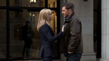 The leather jacket worn by Eddie Brock / Venom (Tom Hardy) in the movie Venom