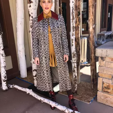 Les bottines de Emma Roberts sur le compte instagram de @emmaroberts