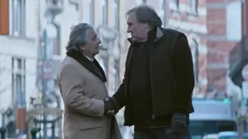 The coat beige fur collar brown Foster (Christian clavier) in exceptional Convoy