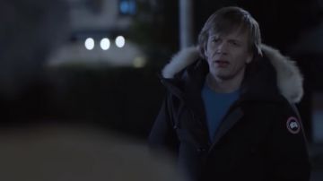 Parka with fur collar Canada Goose to Alex Lutz in exceptional Convoy