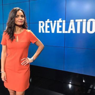 El vestido naranja de Laurence Roustandjee en la cuenta de instagram de @aufildelo