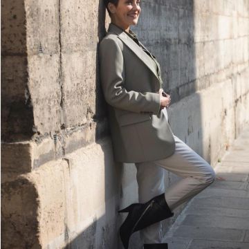 Las botas con cremallera de Cristina Córdula en la cuenta de Instagram de @cristinacordula