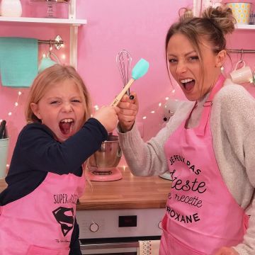 The Apron child "super pastry" of the daughter of Roxane on the account instagram @roxane.lmp