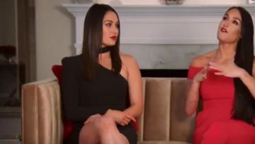 Laundry by Shelli Segal One-Shoulder Choker Dress worn by Herself (Brie Bella) in Total Bellas (S03E08)