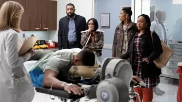 The jacket plaid collar sheep Aiden from Jennifer Pierce's (China Anne McClain) in Black Lightning S02E11