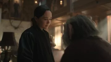 Leather Bomber jacket worn by Vanya (Ellen Page) in The Umbrella Academy S01E01