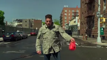 The jacket camouflage worn by Frank Castle (Jon Bernthal) in Marvel's The Punisher S02E07