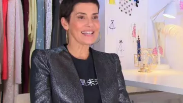 The jacket sequined Cristina Córdula in The queens of the shopping 31/01/2019
