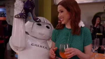 Modcloth Asking for Ruffle Shirt Dress worn by Kimmy Schmidt (Ellie Kemper) in Unbreakable Kimmy Schmidt (S04E08)