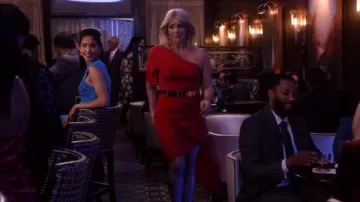 Haney Marta Dress worn by Jacqueline White (Jane Krakowski) in Unbreakable Kimmy Schmidt (S04E09)
