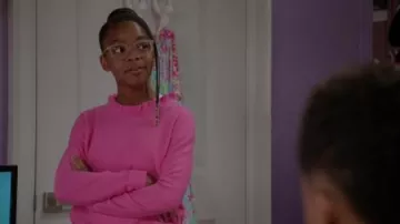 Ruffle cou chandail de pull de Diane (Marsai Martin) black-ish (S05E06)