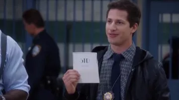 Rag & Bone Oxford Check Dress Shirt worn by Jake Peralta (Andy Samberg) in Brooklyn Nine-Nine (S01E19)