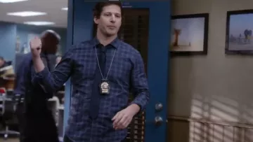 Rag & Bone Charles Plaid Shirt worn by Jake Peralta (Andy Samberg) in Brooklyn Nine-Nine (S02E12)