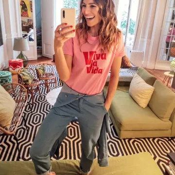 The combination of denim Laury Thilleman on the account instagram @laurythilleman