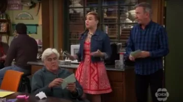 Anthropologie Emma Vestido usado por Kristin Baxter (Amanda Fuller) en Last Man Standing (S06E02)