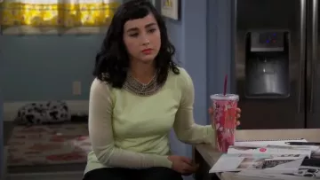 A.L.C. Lex Sweater worn by Mandy Baxter (Molly McCook) in Last Man Standing (S06E03)