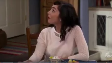 Ted Baker Helane Sweater worn by Mandy Baxter (Molly McCook) in Last Man Standing (S06E05)