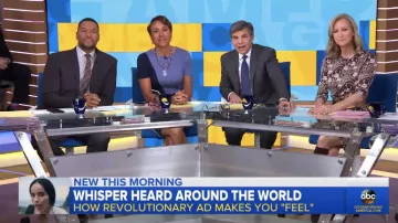 Tory Burch 'Dagny' Blouson de Soie Robe portée par Lara Spencer sur Good Morning America