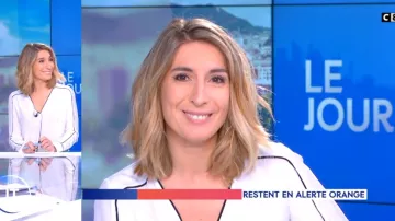 The white top of Caroline Delage in William noon of the 30/01/2019