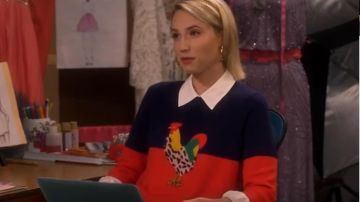Demy Lee x Clare V Le Coq Suéter usado por Mandy Baxter (Molly McCook) en Last Man Standing (S07E07)