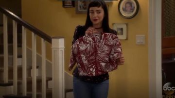 Elizabeth and James Lowell Top worn by Mandy Baxter (Molly McCook) in Last Man Standing (S06E19)