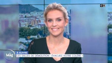 The green dress of Sandra Ferreira in William noon of 06/02/2019