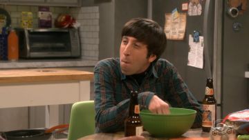 La chemise à carreaux verte Salt Valley de Howard Wolowitz (Simon Helberg) dans The Big Bang Theory S12E15